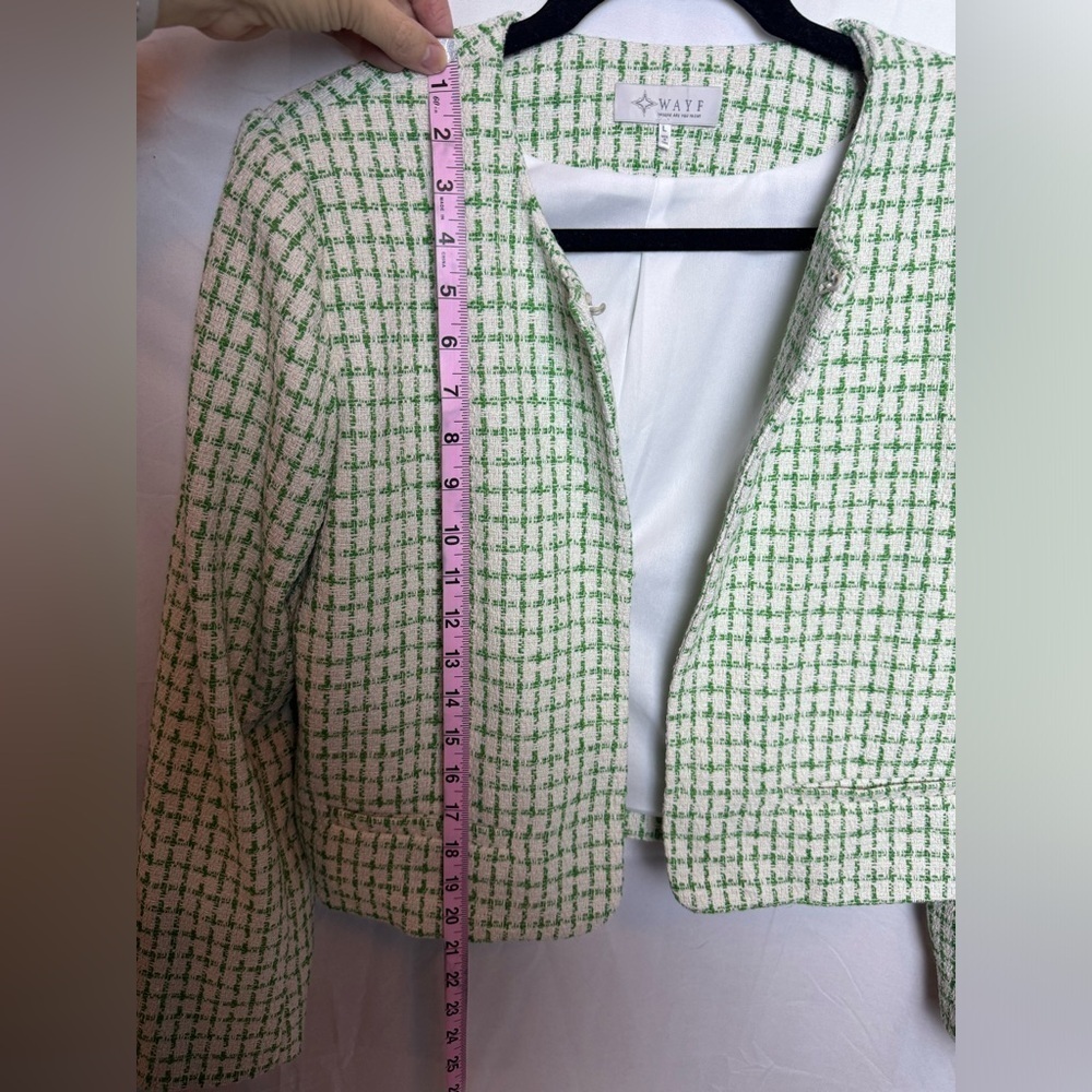 WAYF Where Are You From Cropped Jacket Size L - Picture 9 of 16